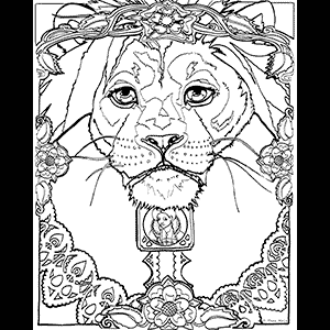 looped preview of kids coloring book images